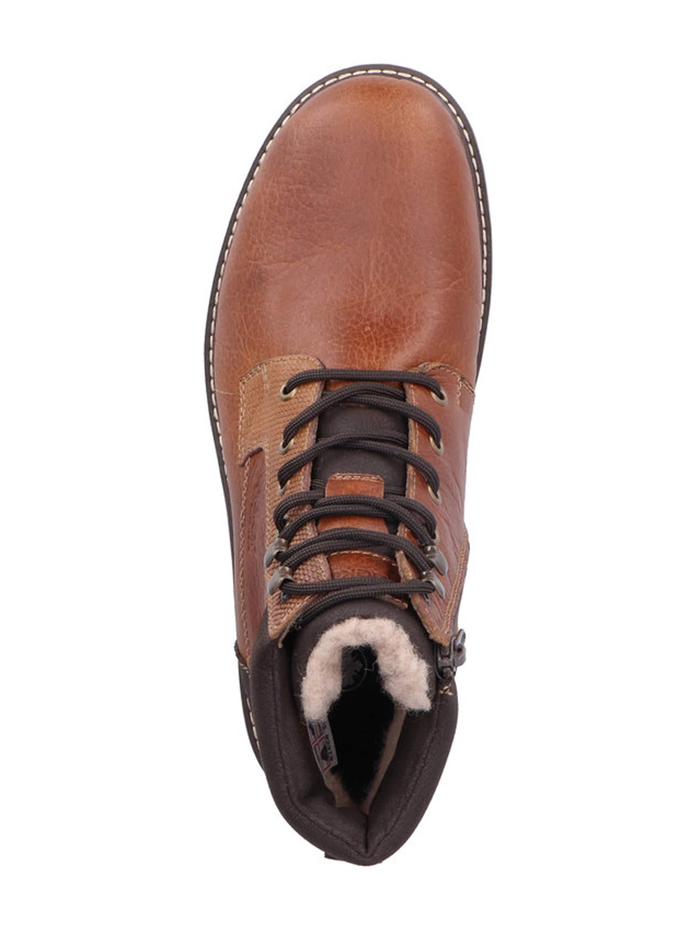 Rieker Μπότες με κορδόνια σε καφέ