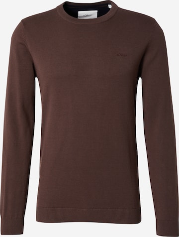 Pull-over s.Oliver en marron : devant