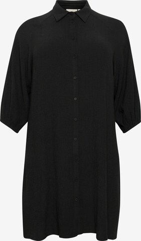 KAFFE CURVE Košilové šaty 'Barina' – černá: přední strana