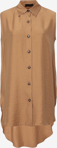 Rivus Blouse in Beige: voorkant