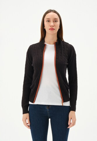 Cardigan Giorgio di Mare en noir