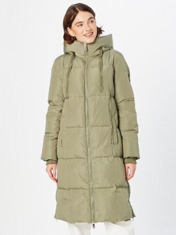 MOS MOSH Winter coat in Green: front