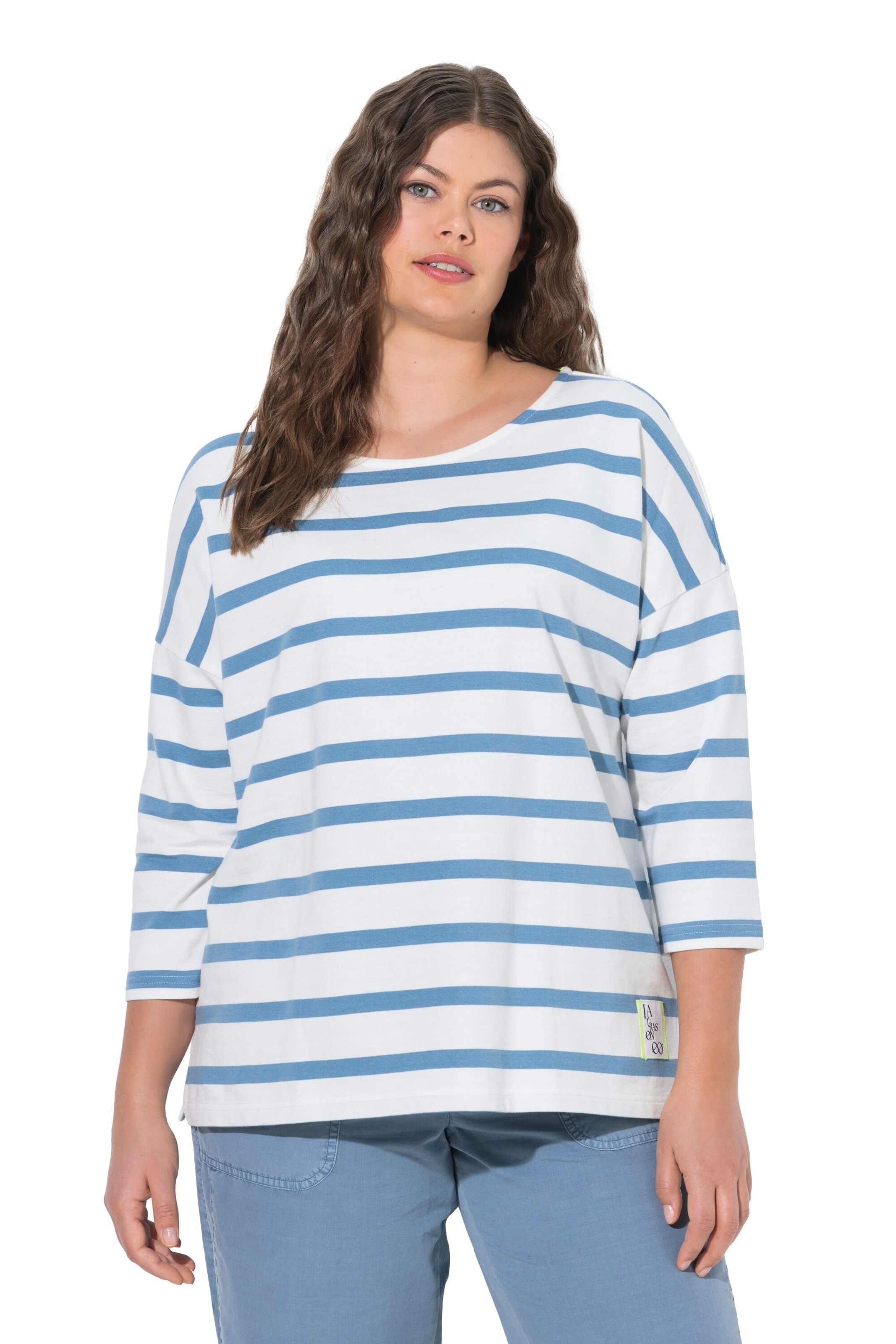 LAURASØN Sweatshirt in White: front