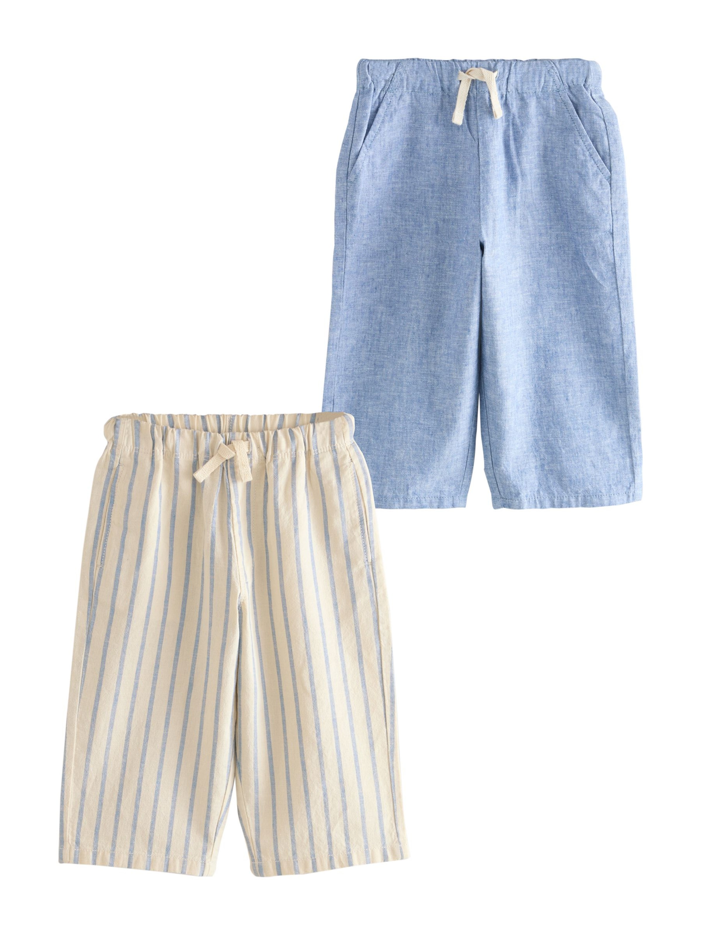 Loosefit Pantalon Next en beige : devant