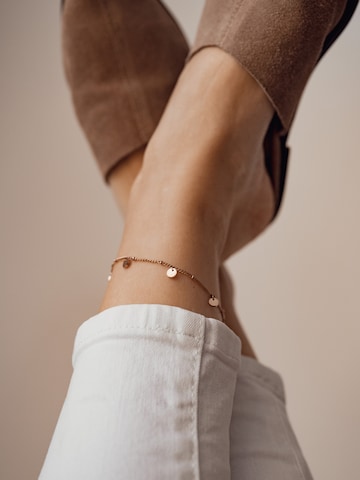 Hey Happiness Fußschmuck 'Circle Shine' in Gold: Vorderseite