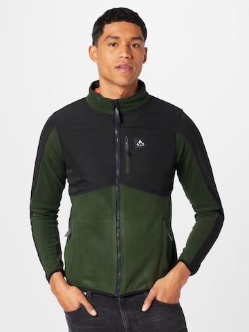 Whistler Athletic Fleece Jacket 'Evo' in Green: front