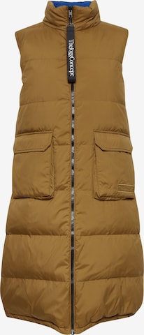 The Jogg Concept Bodywarmer in Bruin: voorkant