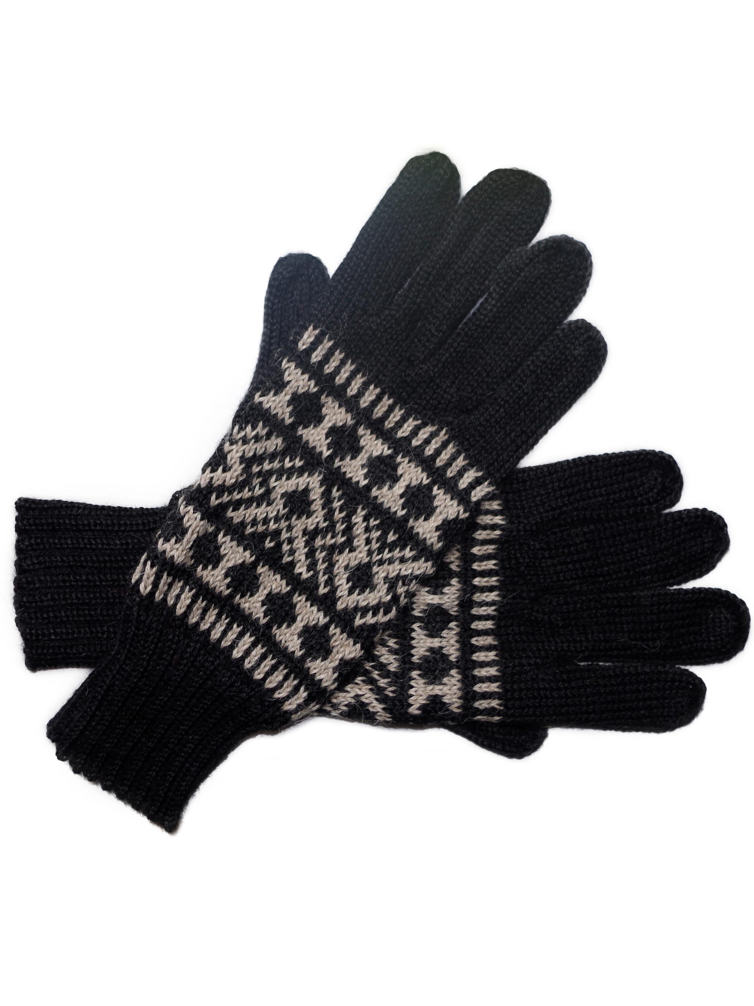 Posh Gear Fingerhandschuhe 'Guantofigura'‌‌‌ in Schwarz: Vorderseite
