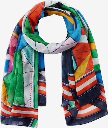 CODELLO Scarf 'Poly Perfect' in Blue: front