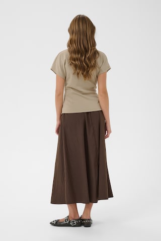 SAINT TROPEZ Bluse 'Theo' in Braun
