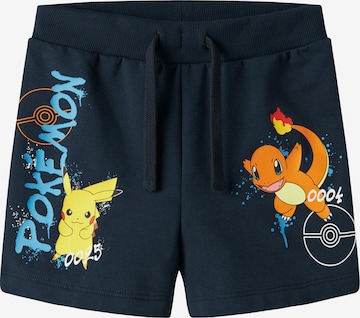 mėlyna NAME IT Standartinis Kelnės 'NMMMumi Pokemon': priekis