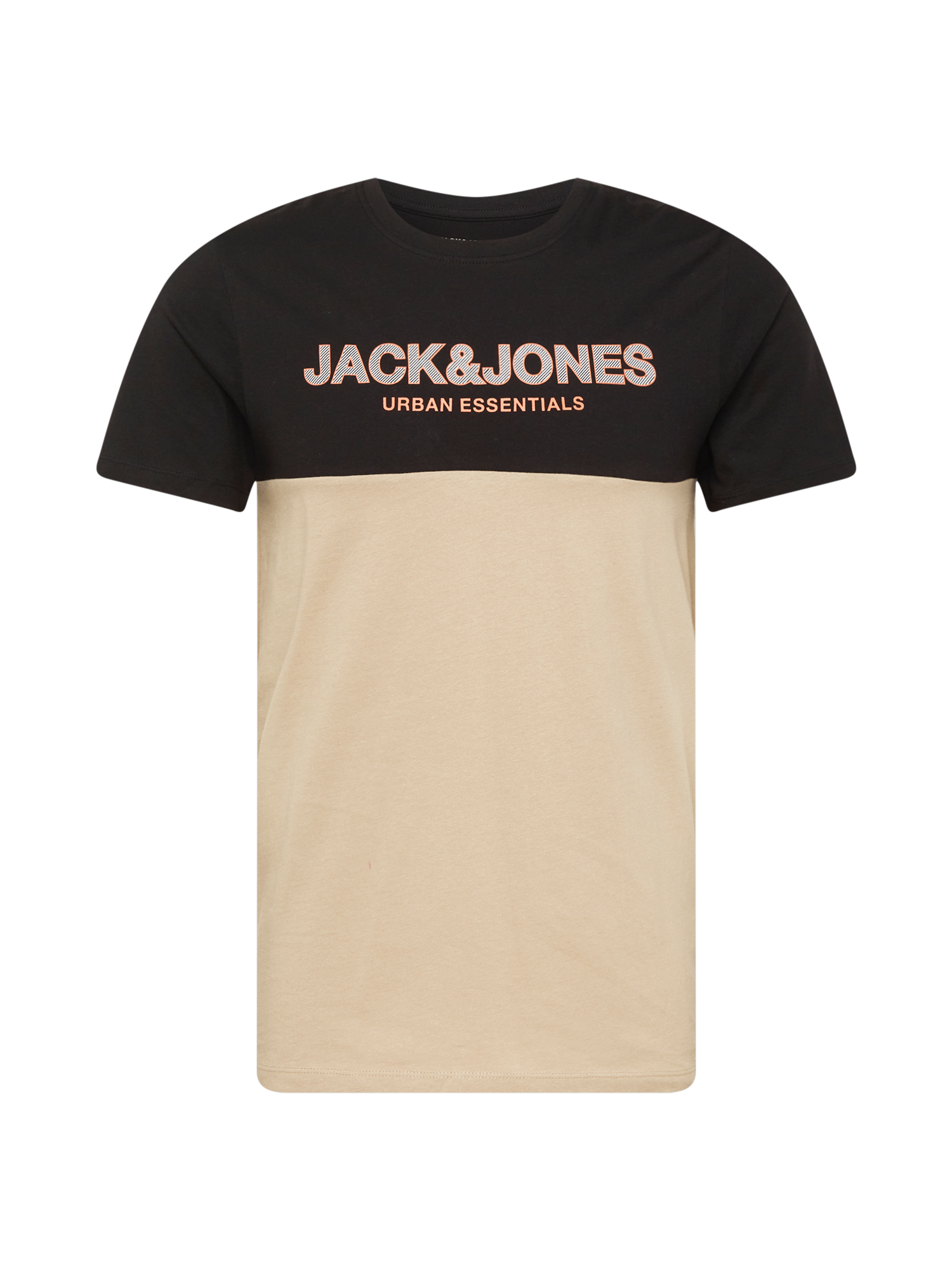 Bardziej zrównoważony Mężczyźni JACK & JONES Koszulka w kolorze Jasnobrązowym 