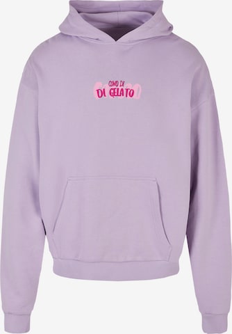Merchcode Sweatshirt 'Cono Di Gelato' in Lila: voorkant