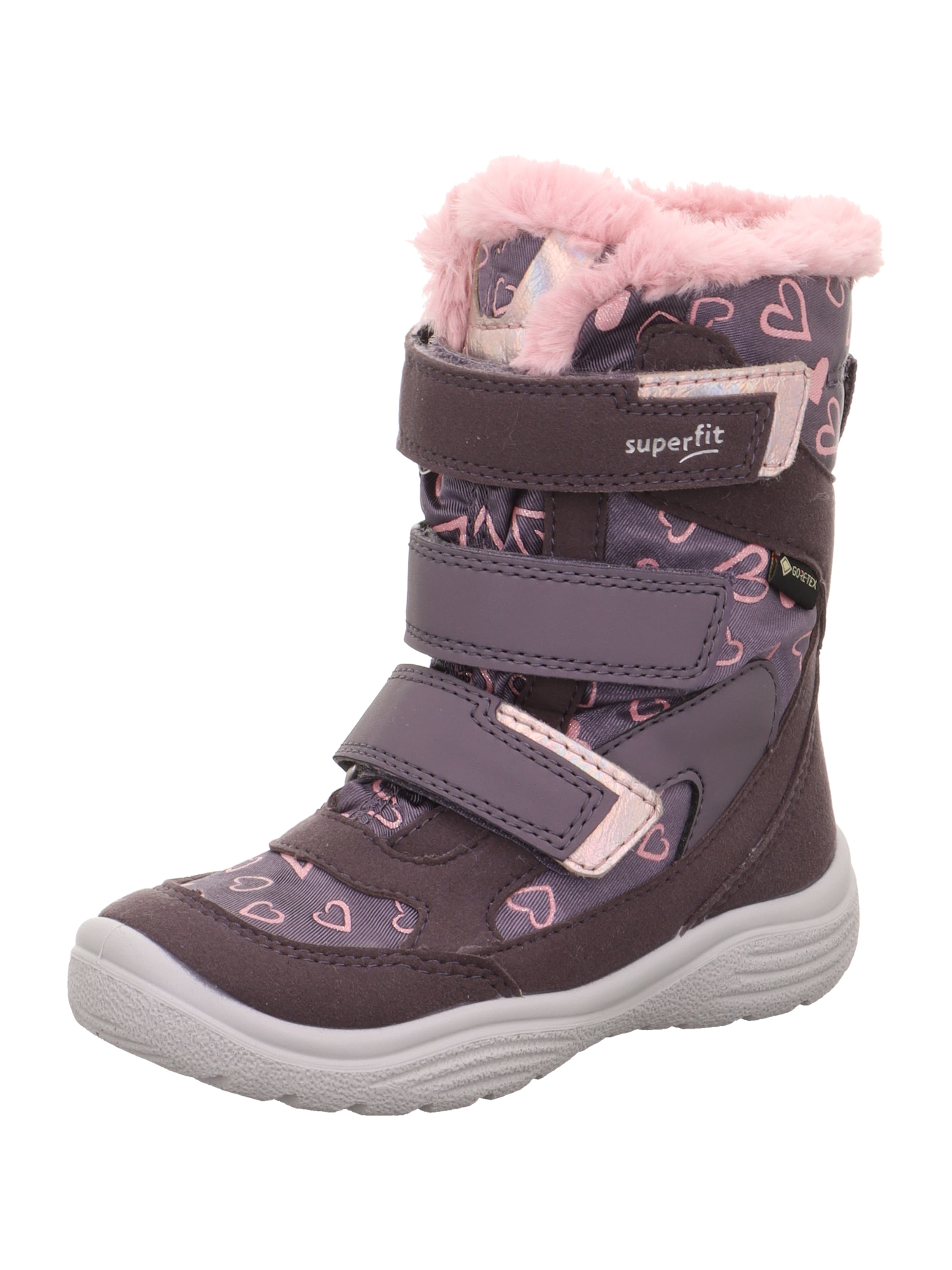 SUPERFIT - Botas de nieve 'Crytal' en lila: frente