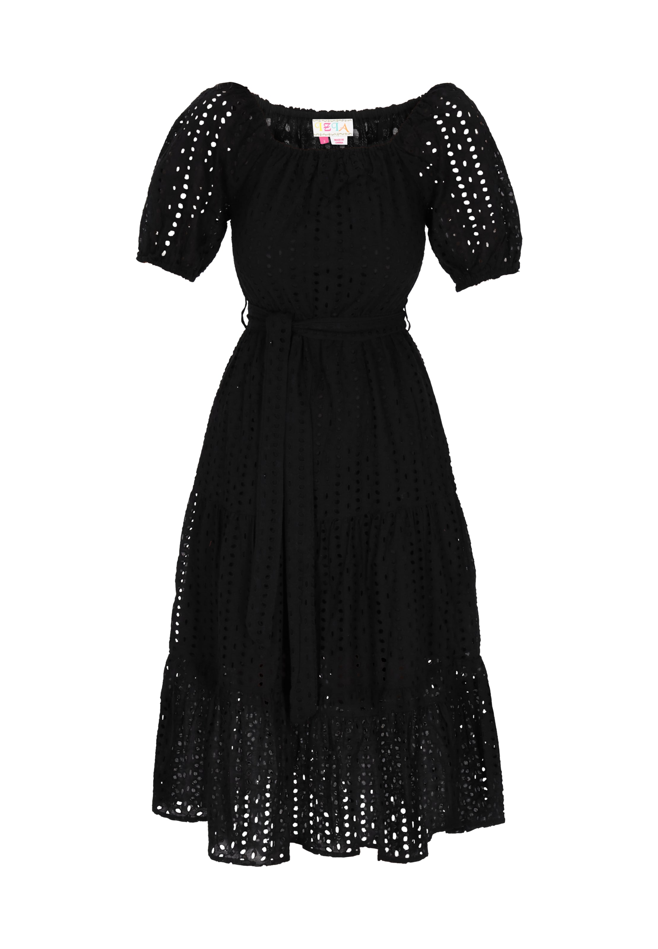 Rochie 'Boho' de la IZIA pe negru: față
