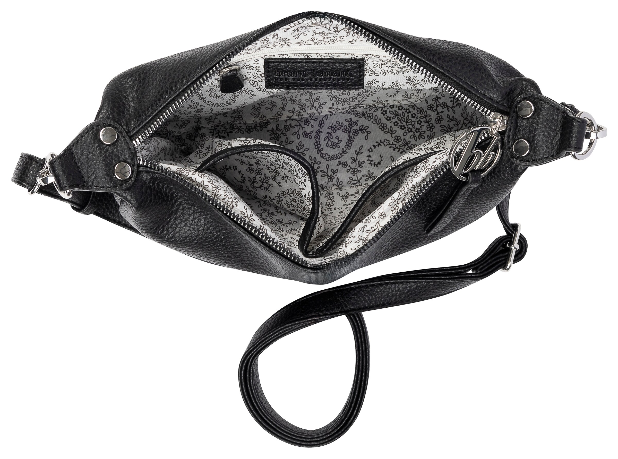 Bruno Banani Schultertasche in Schwarz