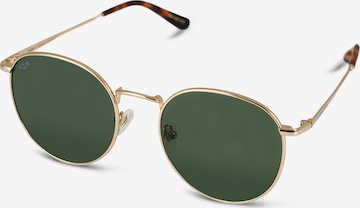 Kapten & Son Солнцезащитные очки 'London Large Gold Green' в Зеленый: спереди