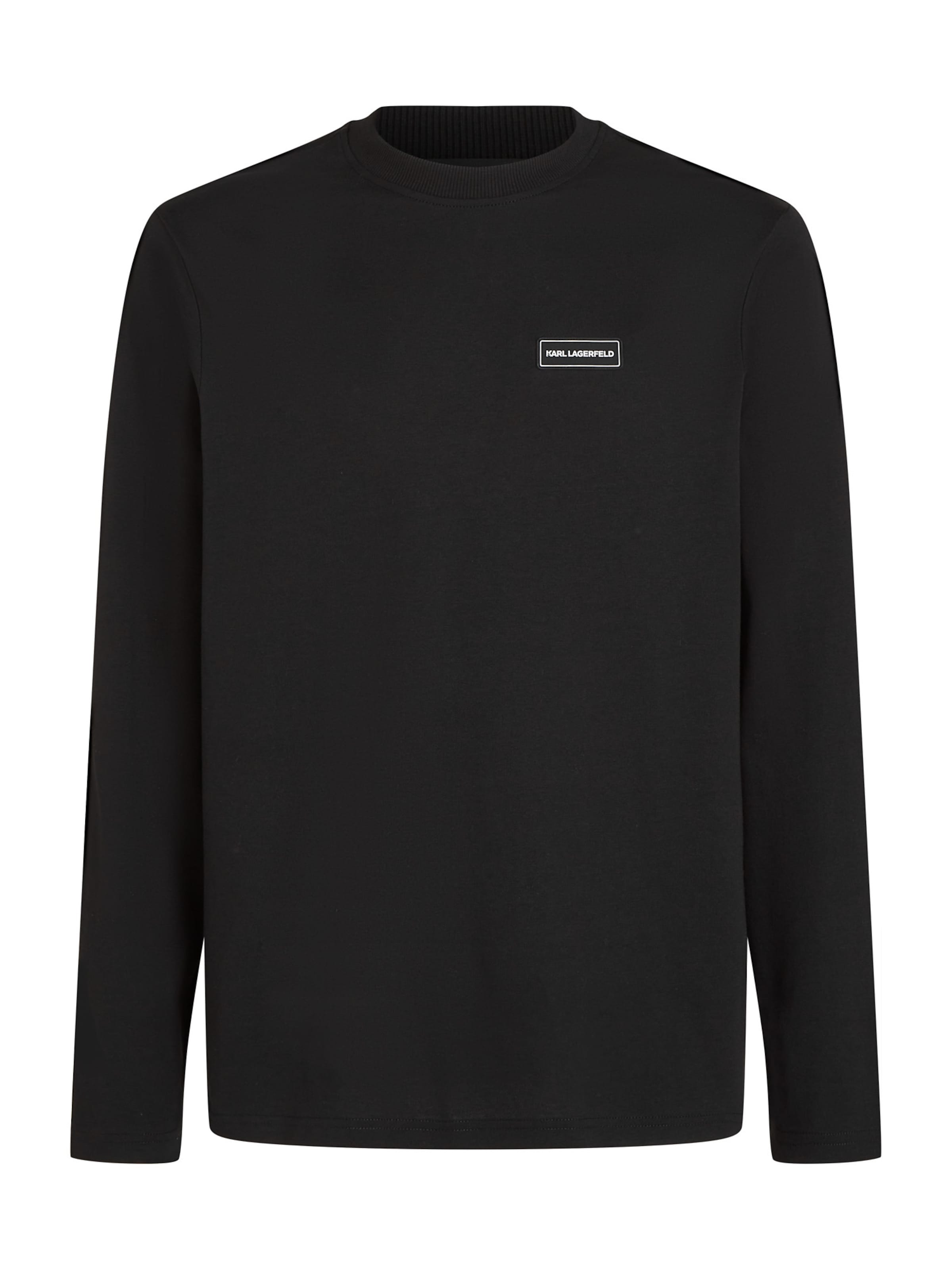 Karl Lagerfeld T-shirt i svart: framsida