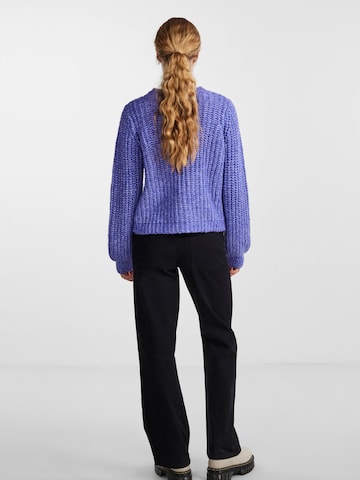 PIECES Sweater 'SEANA' in Purple