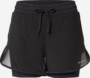 Champion Authentic Athletic Apparel Regular Sportshorts in Schwarz: predná strana