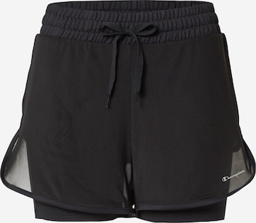 Champion Authentic Athletic Apparel Normalny Spodnie sportowe w kolorze czarny: przód