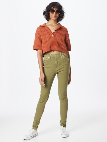 LEVI'S ® Skinny Jeans 'Workwear Mile High' in Groen