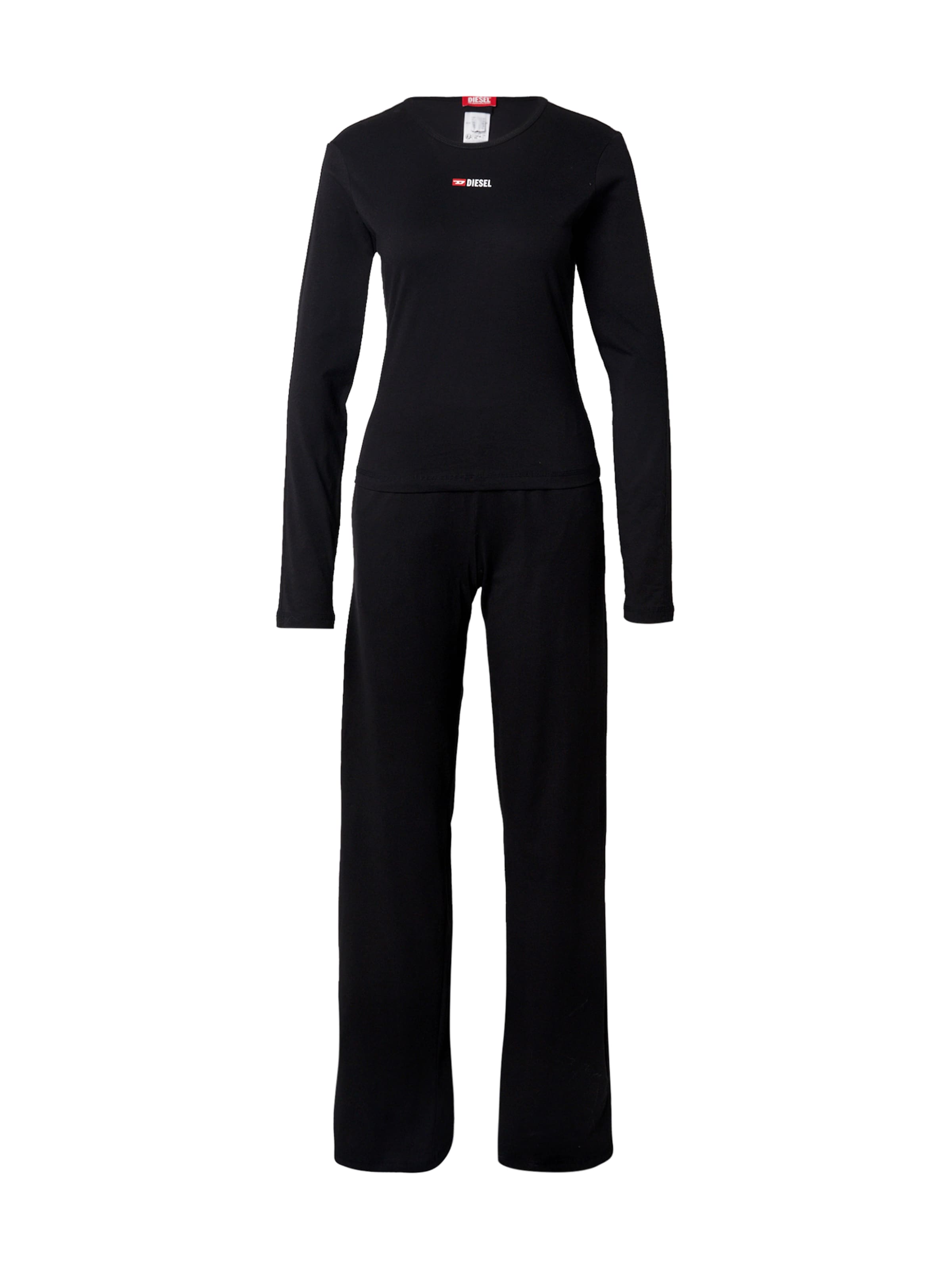 DIESEL Pyjama &#x27;GILDA-D-CORE&#x27; in Zwart: voorkant