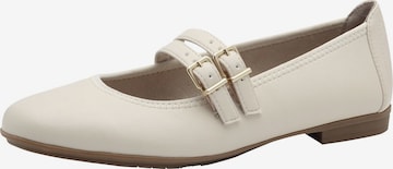 Ballerines à lanières JANA en beige : devant