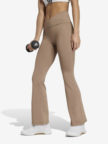 ADIDAS PERFORMANCE Sportbroek 'ALL ME' in Groen: voorkant