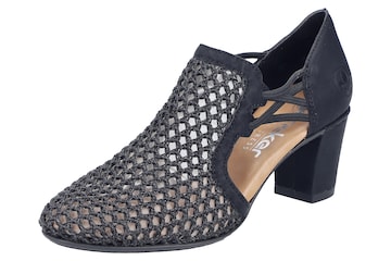 Escarpins Rieker en noir : devant