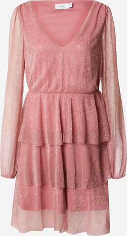 VILA Платье 'SHIM' в Ярко-розовый: спереди