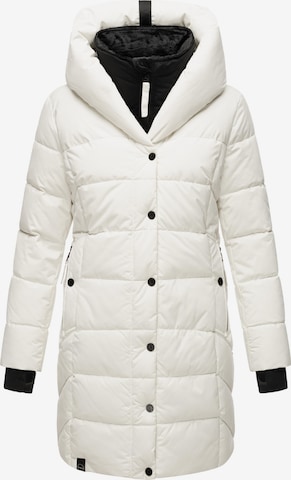 Cappotto invernale 'Knutschilein' di NAVAHOO in bianco: frontale