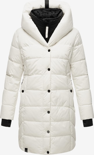NAVAHOO Mantel 'Knutschilein' in XS in schwarz / offwhite, Produktansicht