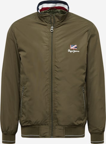 Pepe Jeans - Chaqueta de entretiempo 'THE ODORE' en verde: frente