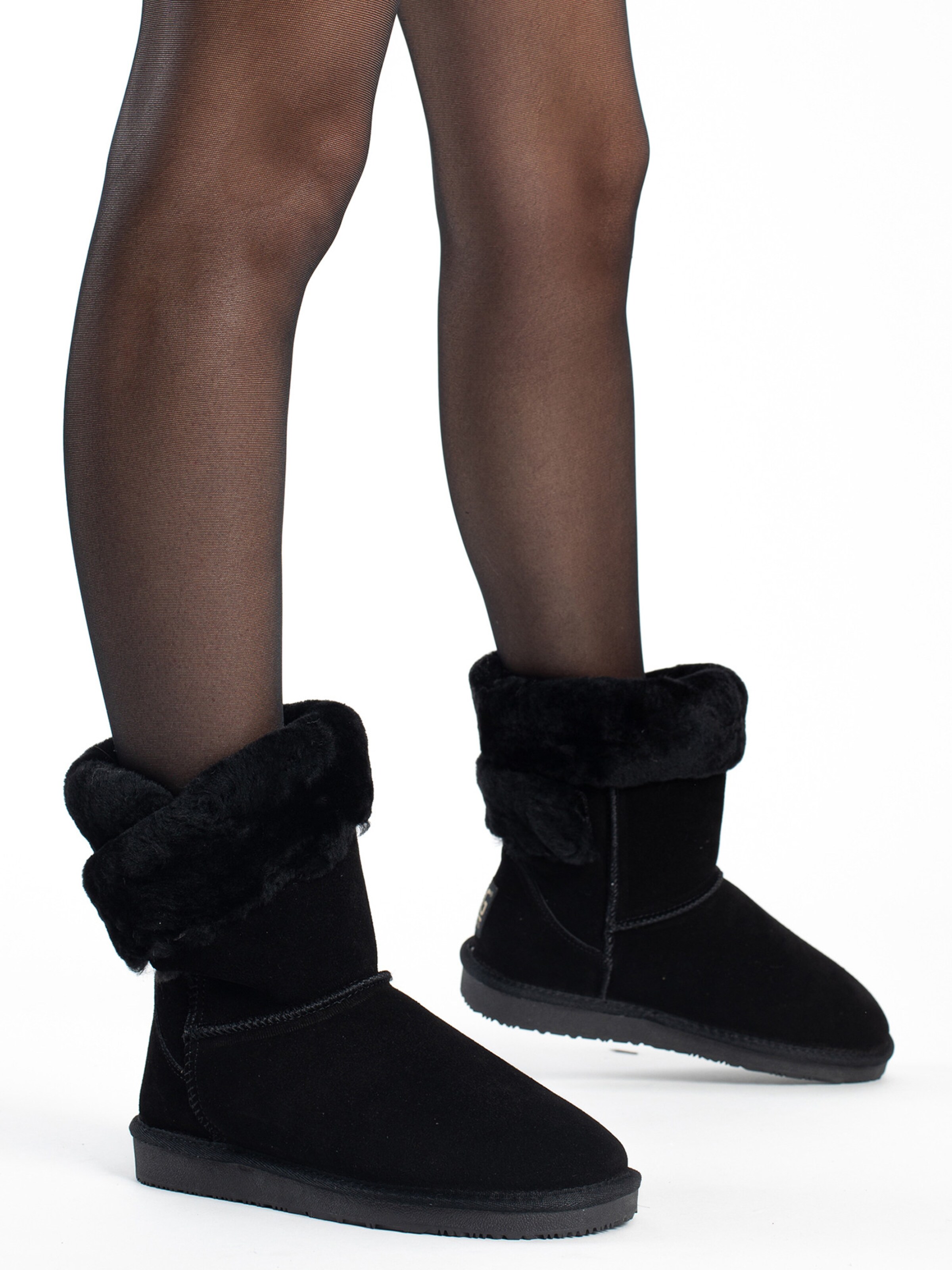 Gooce Kozačky 'Beverly' – černá: přední strana