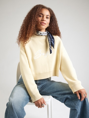BOSS - Jersey 'C_Finevra' en amarillo: frente