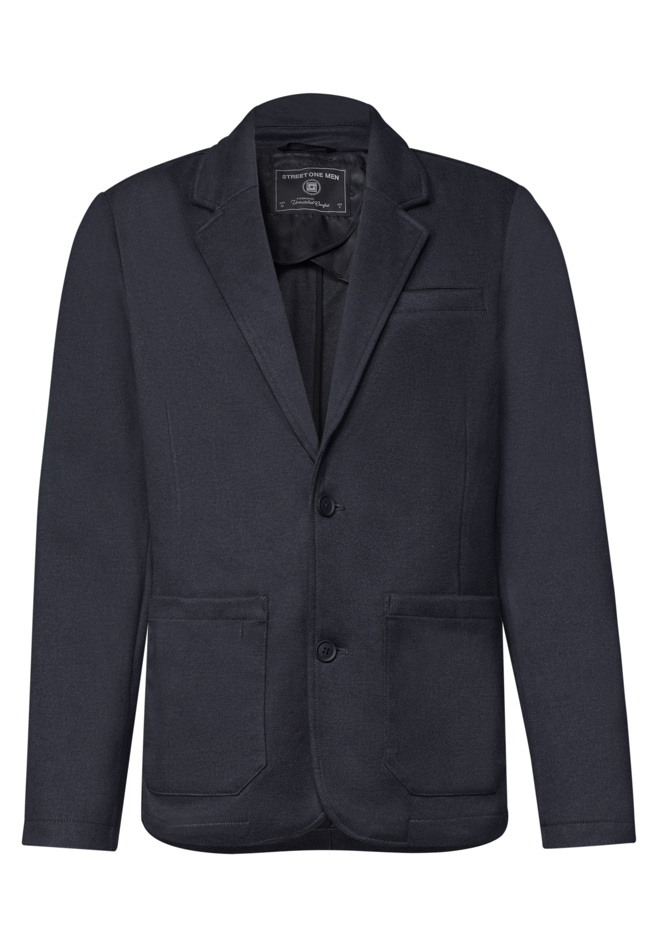 Street One MEN Regular fit Business Blazer in Blue: front