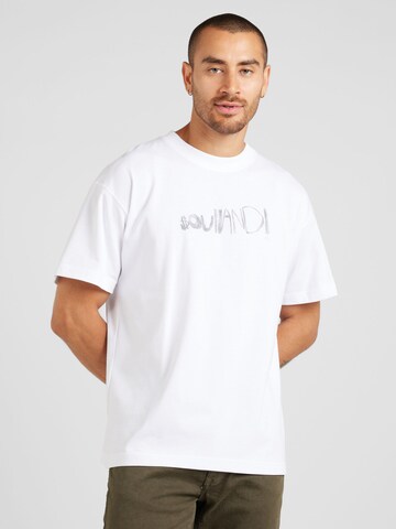 T-Shirt 'Kai' Soulland en blanc : devant