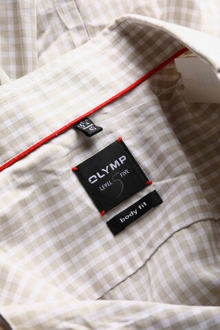 OLYMP Button Up Shirt in M in Beige