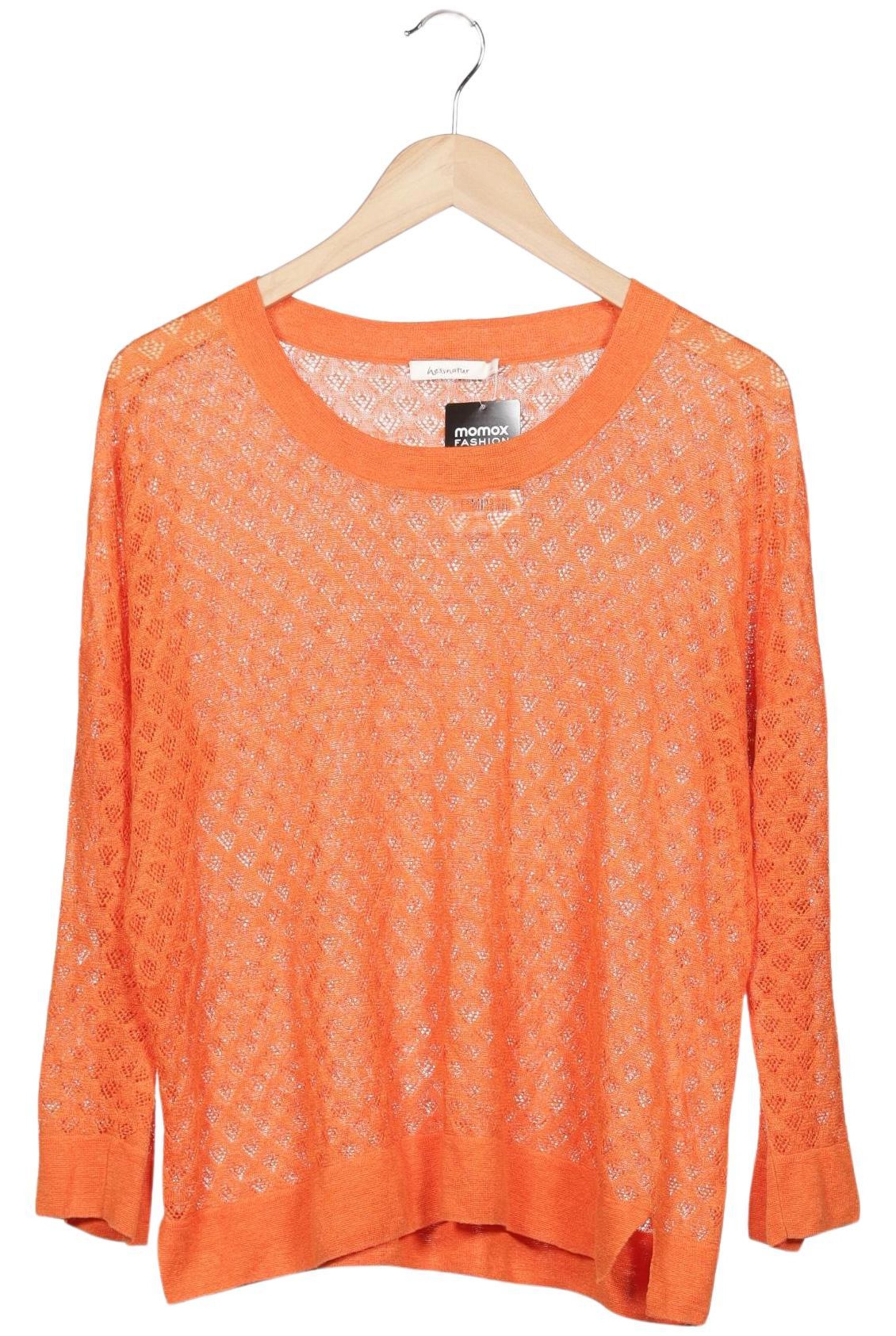 hessnatur Sweater & Cardigan in XXL in Orange: front