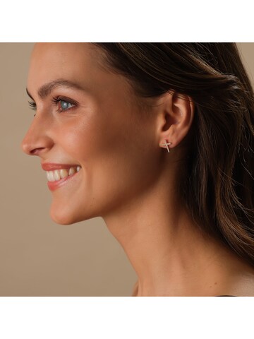 CHRIST Earrings in Gold: front