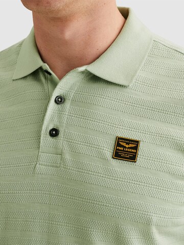 PME Legend - Camiseta 'Polo shirt in jersey with stripe pattern' en verde