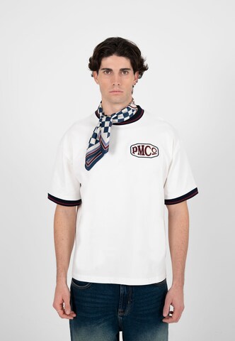 Prohibited - Camiseta 'PMCO' en blanco