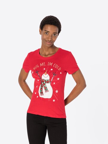 T-shirt 'YRSA' ONLY en rouge : devant