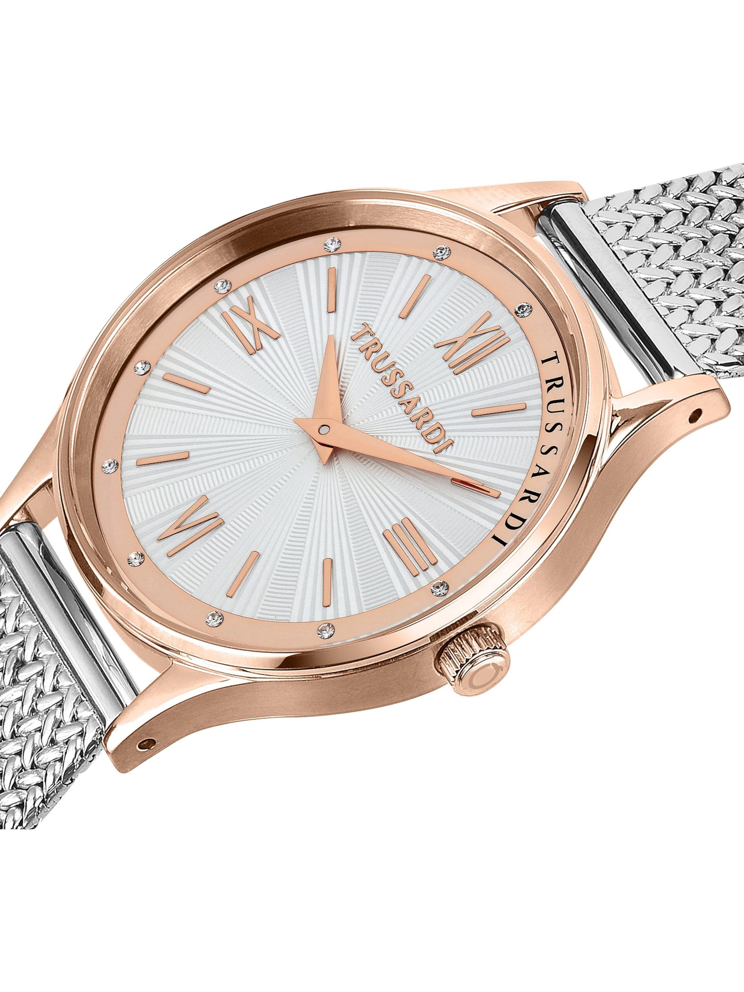 Trussardi Analog Watch in Silver