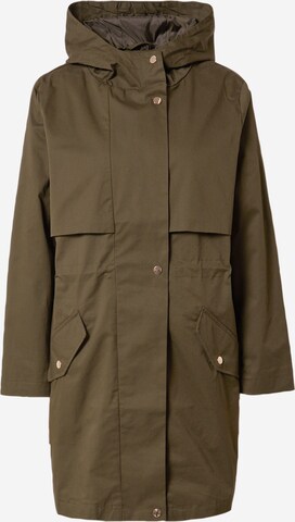 Oasis Between-Seasons Parka in Green: front