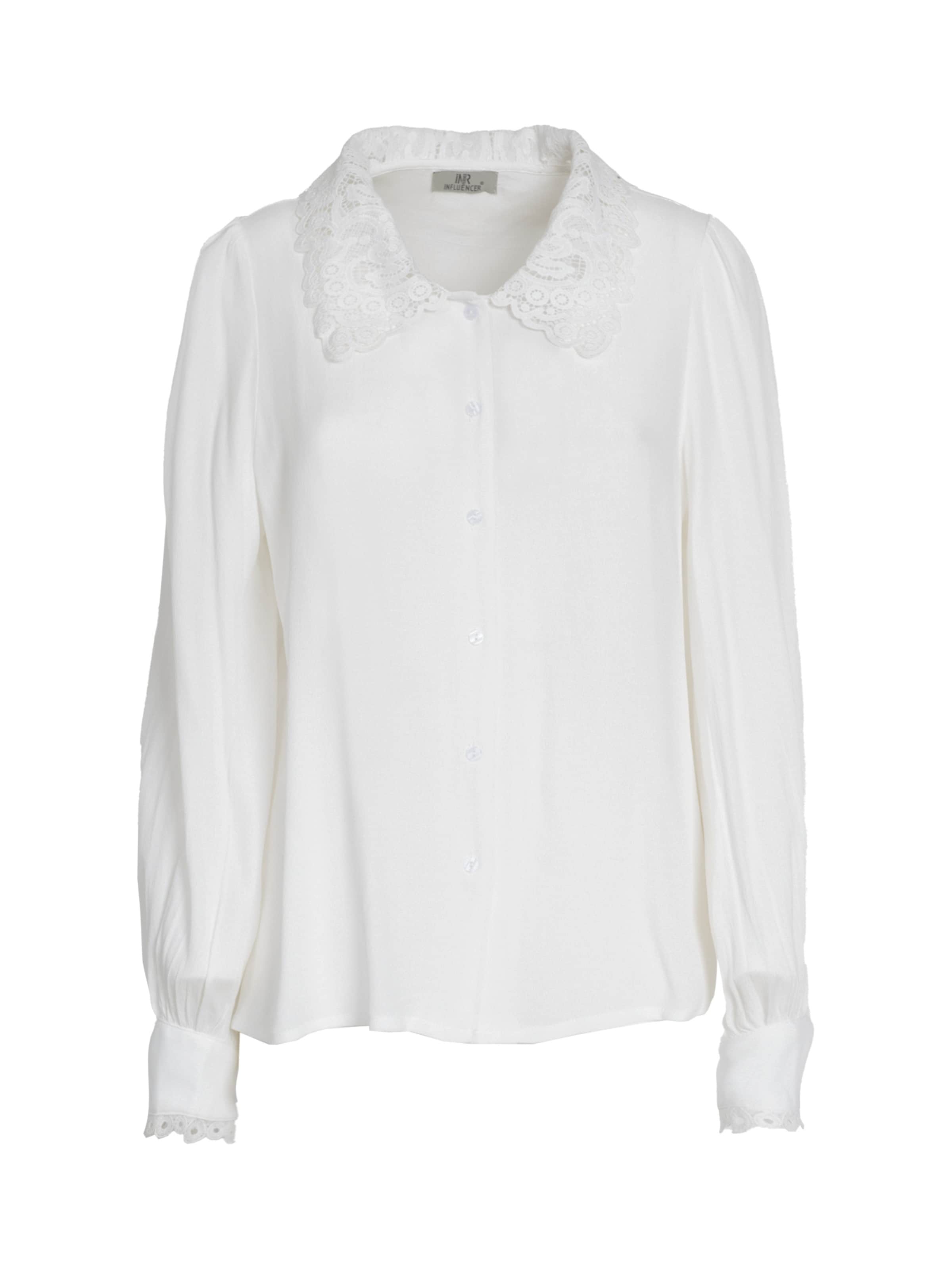 Influencer Μπλούζα σε λευκό: μπροστά