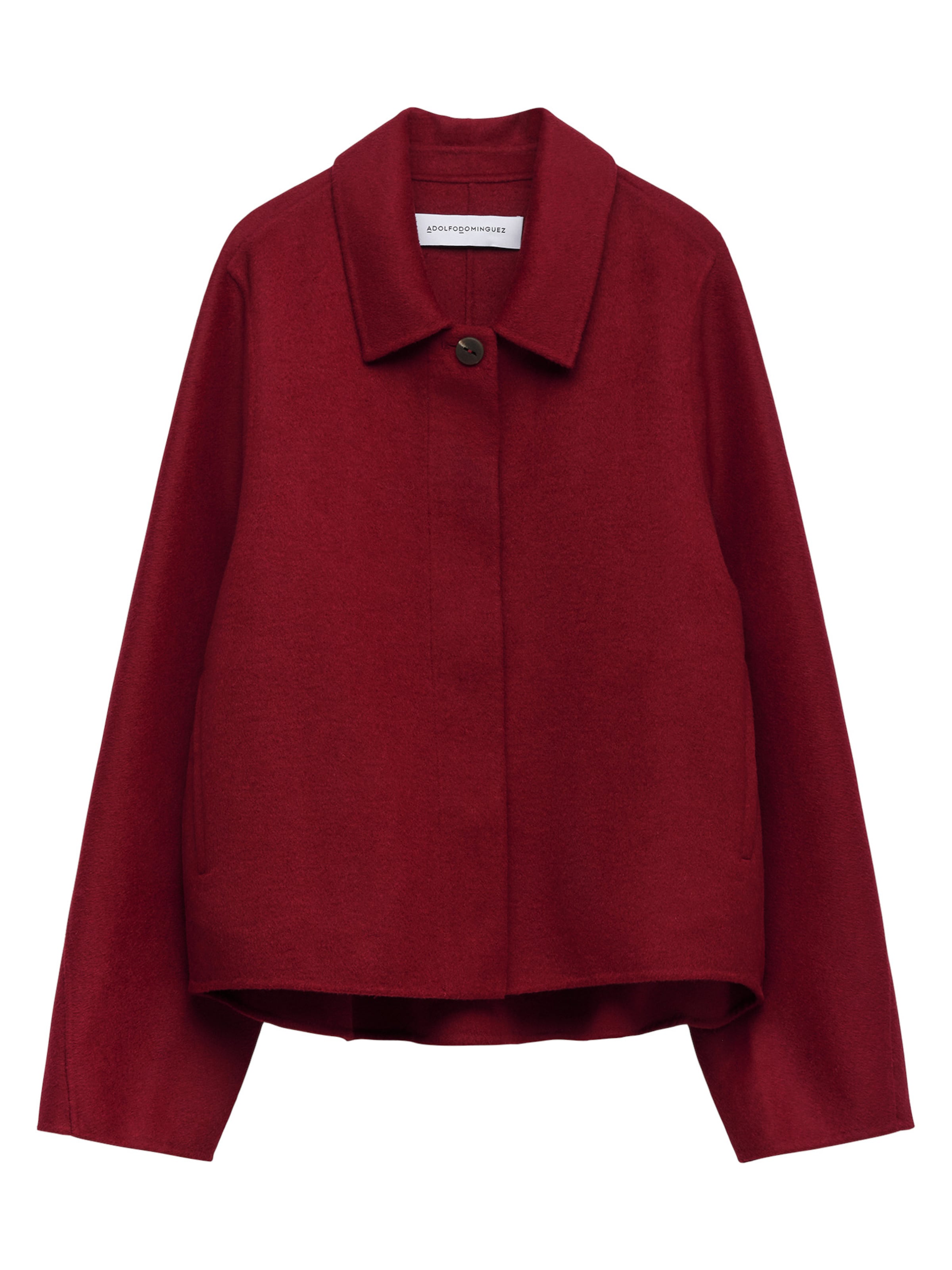 Adolfo Dominguez Преходно яке в червено: отпред