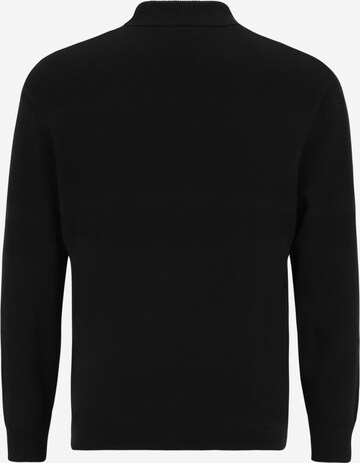 Jack & Jones Plus Pullover 'OCHRIS' in Schwarz