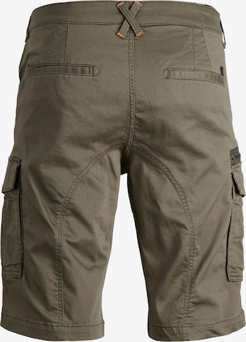 Regular Pantalon cargo 'Dex' JACK & JONES en vert